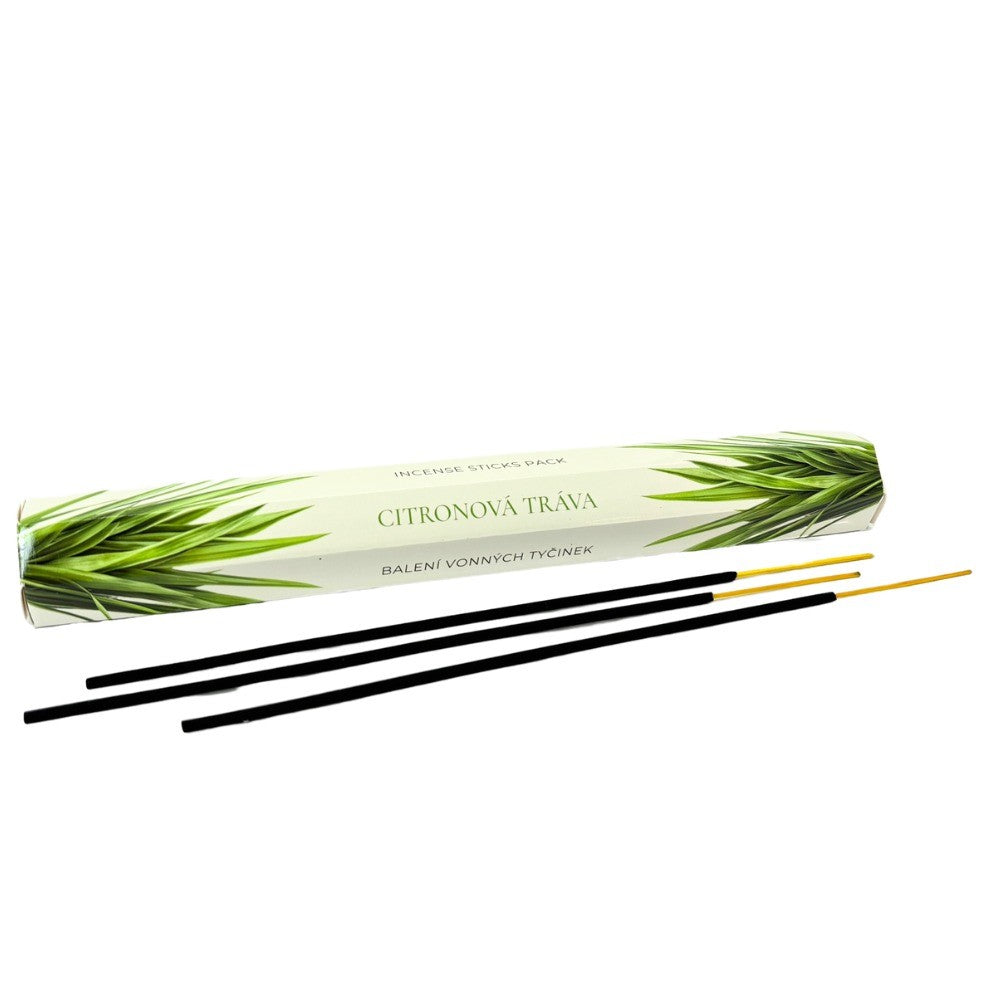 Vonné tyčinky 20 ks v šesťibokom balení, vôňa Lemongrass