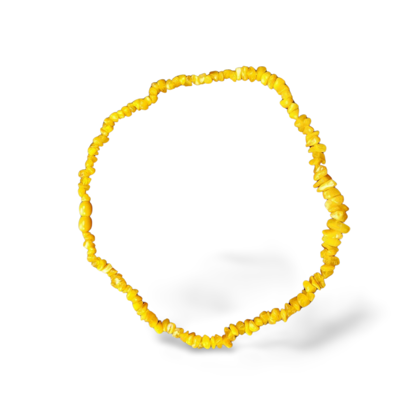 Náhrdelník Jantár Krémový