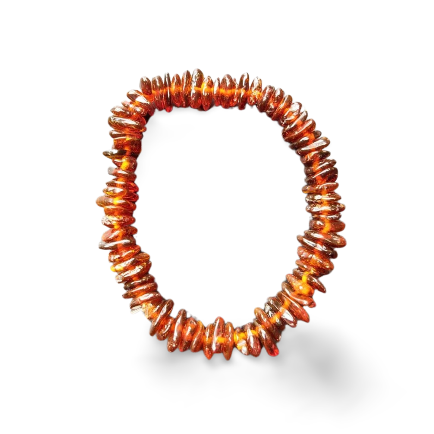 Detský náramok Jantár Koňakový