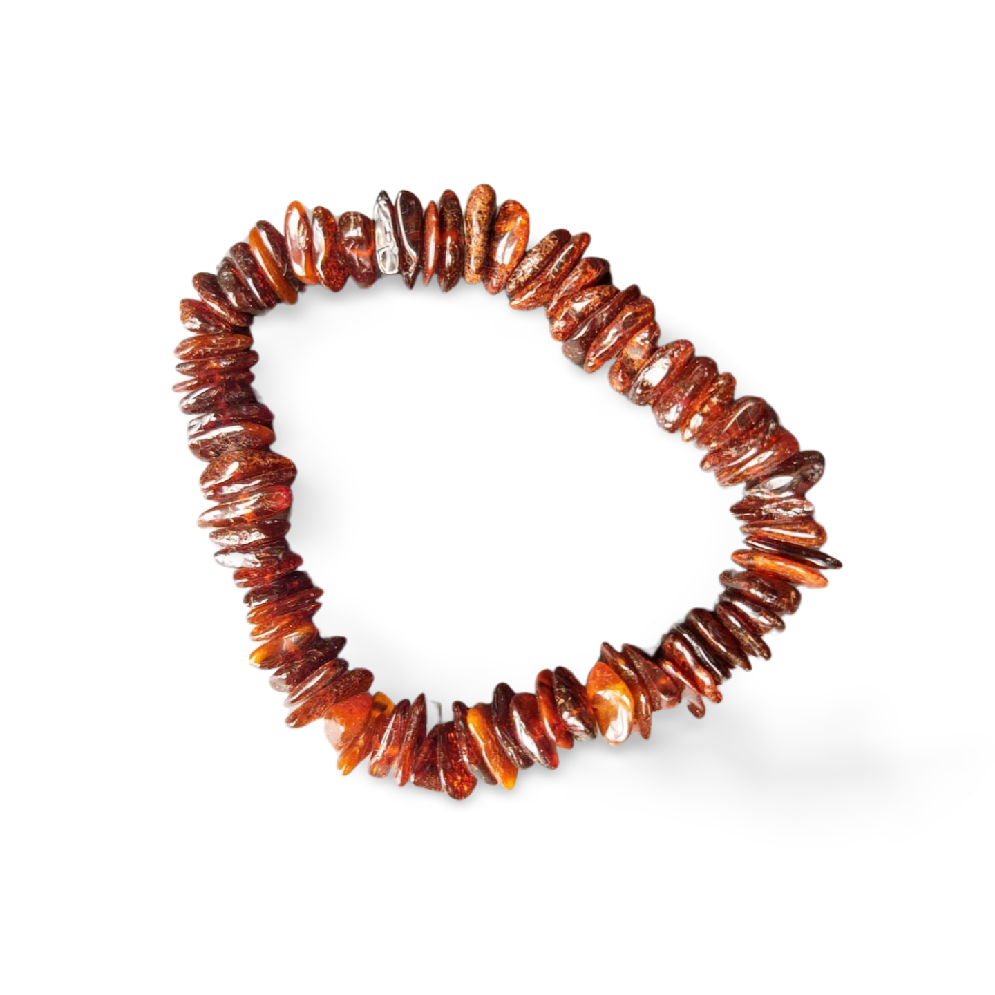 Náramok Jantár Koňakový