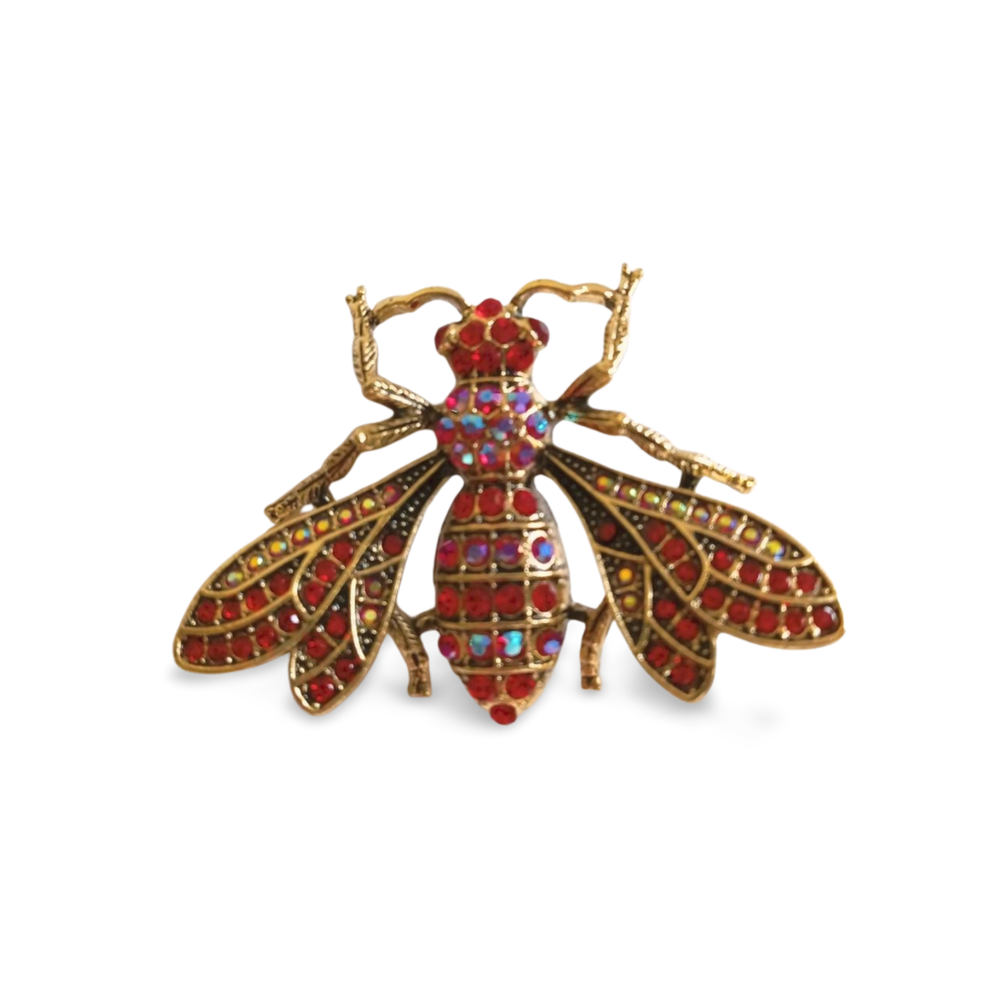 Včielka červené kamienky