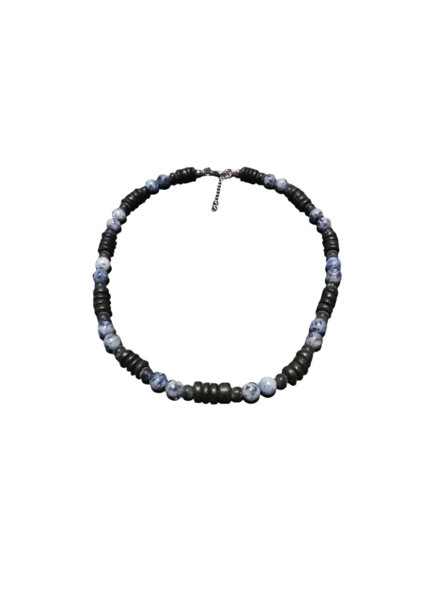 Drevený náhrdelník sodalit