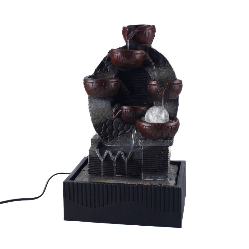 Fontána s LED svetlom