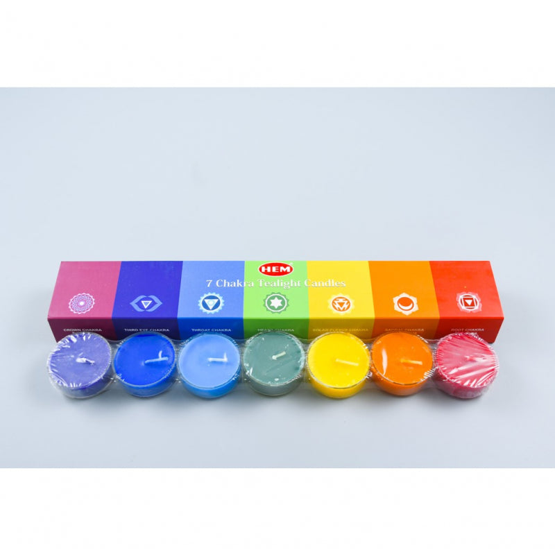 kolekcia vonných čajových sviečok “CHAKRA“