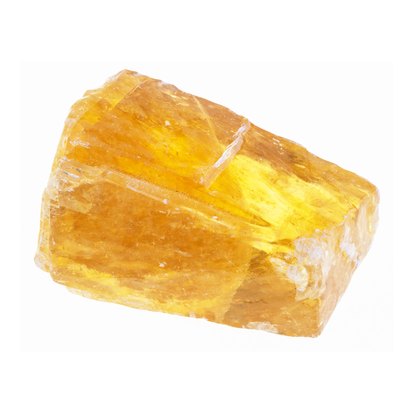 KALCIT ŽLTÝ dvojlomný