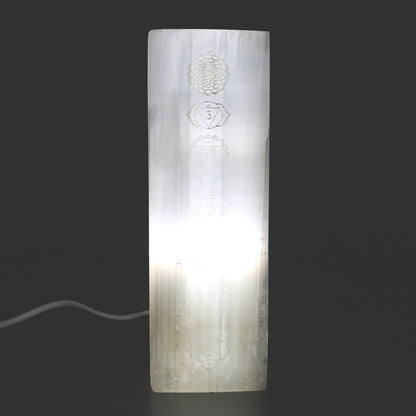 Selenitová Lampa 25cm - Čakra