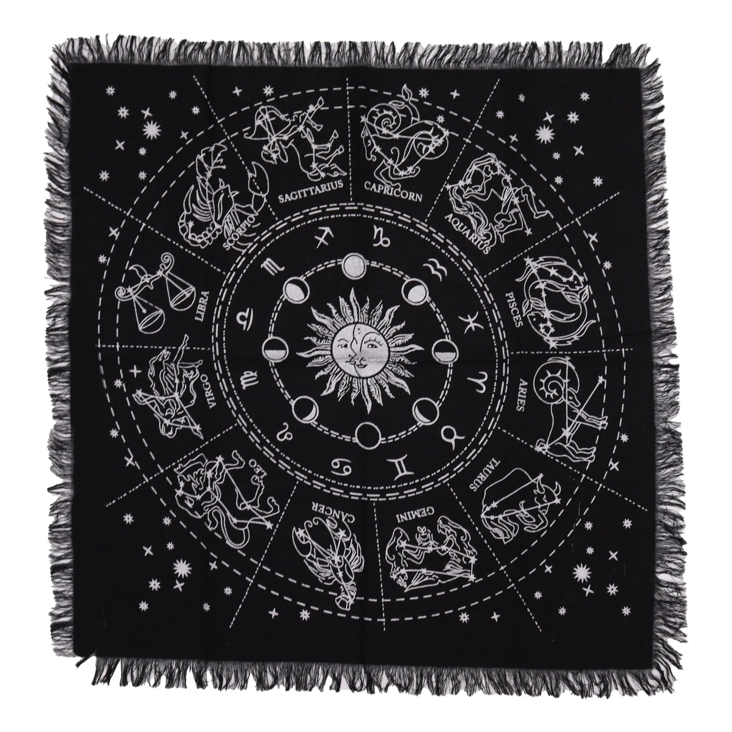 Ezoterické Strapcové Oltárne Plátno - Horoskop