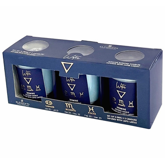 ARÔME Elements sada vonných sviečok 3 ks Voda