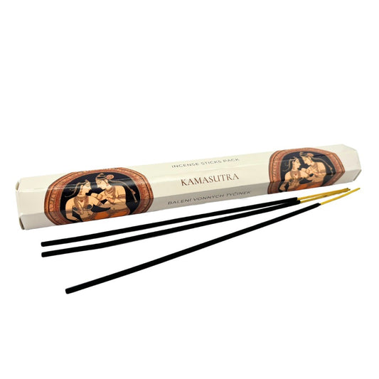 Vonné tyčinky 20 ks v šesťibokom balení, vôňa Kamasutra