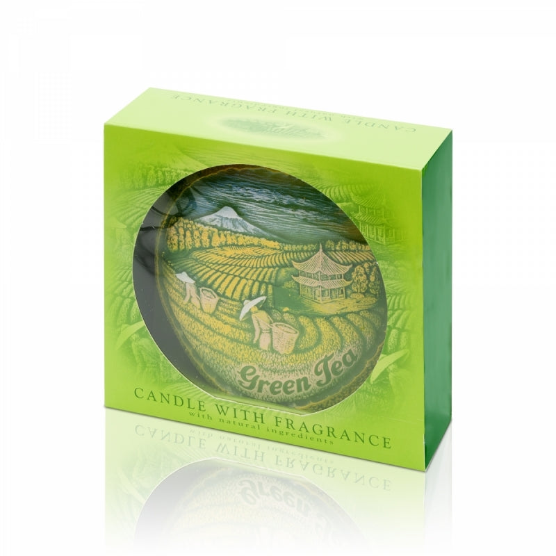 sviečka "Aromatic Green Tea" Disc