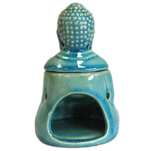 Načítať obrázok do zobrazovača galérie, Sediaci Buddha Aroma Lampa - Modrá
