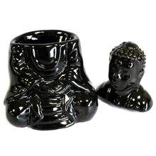 Načítať obrázok do zobrazovača galérie, Sediaci Buddha Aroma Lampa - Čierna
