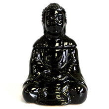 Načítať obrázok do zobrazovača galérie, Sediaci Buddha Aroma Lampa - Čierna
