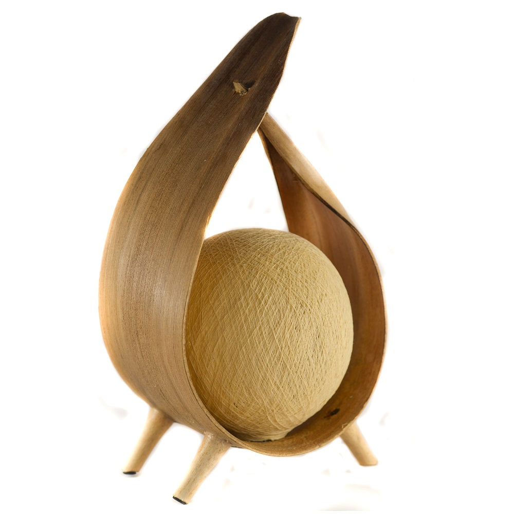 Kokosová lampa prírodná